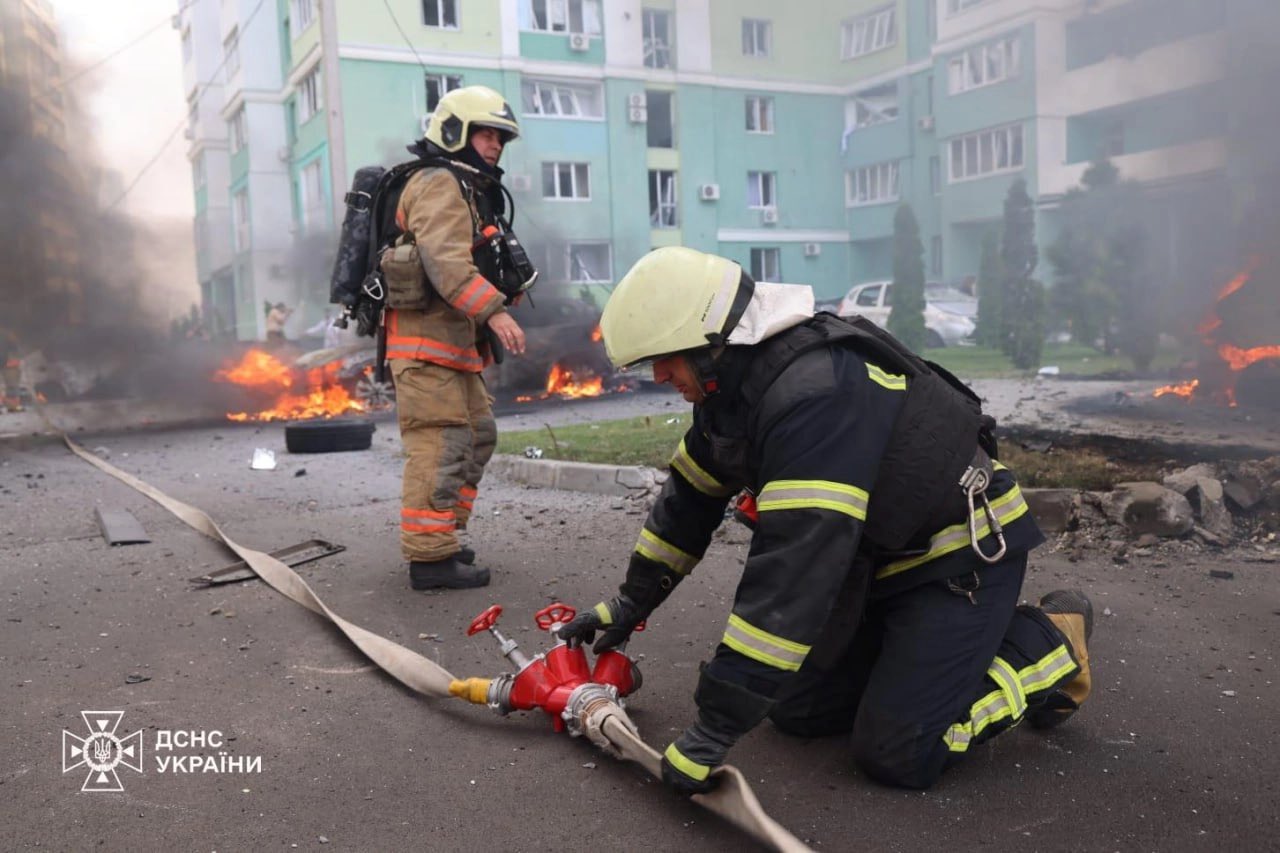 33 injured including 4 children in Kharkiv from Russian guided bombs