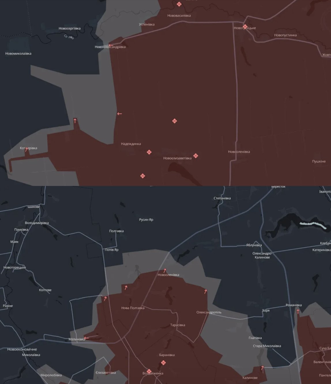 The Russians advance on two fronts in Donetsk
