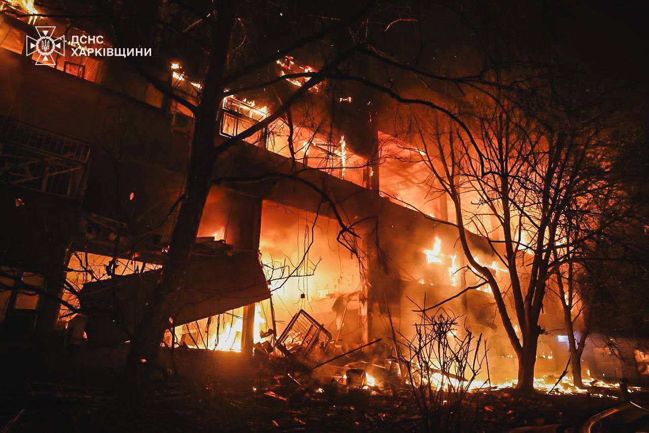 Deadly drone attack kills 2, injures 54 in Kharkiv