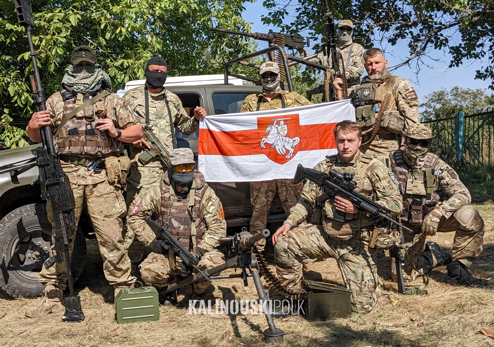 Belarusian volunteers fighting for Ukraine and freedom