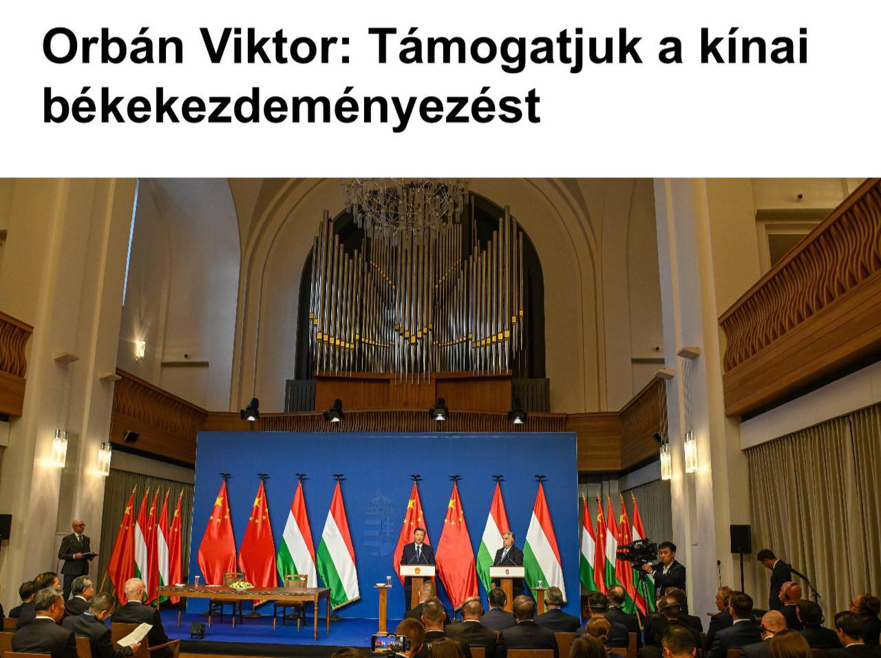 Hungary’s Orban backs China’s peace plan for Ukraine