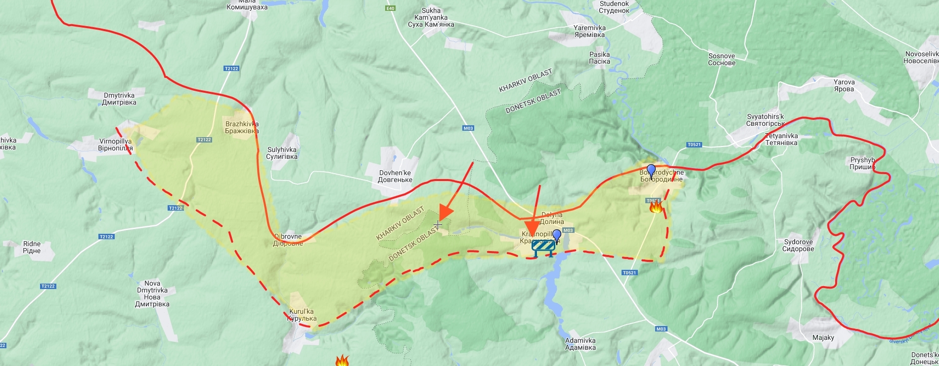 UA forces repelled attack in Dolyna-Krasnopillya-Mazanivka area