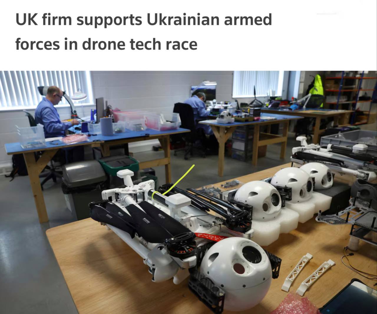 British engineers develop tech to keep Ukrainian drones aloft despite Russian jamming