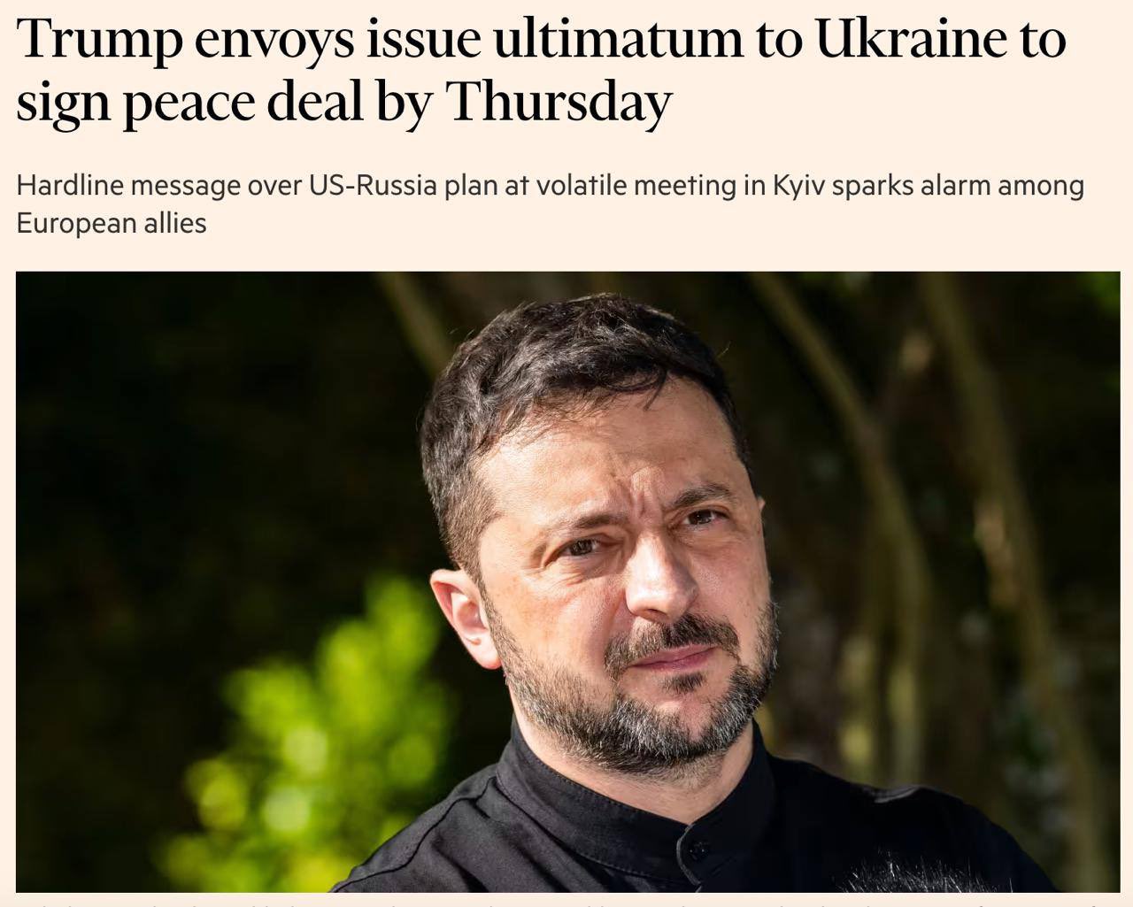 US Urges End to Ukraine War Amid Trump Plan