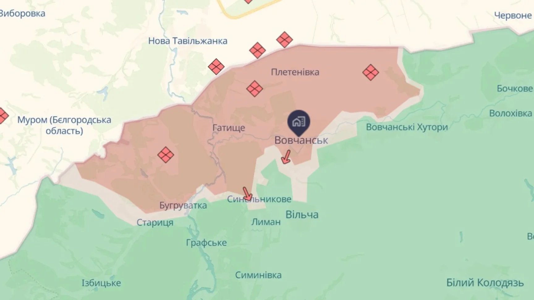 Russian forces advance in Vovchansk, Kharkiv Oblast