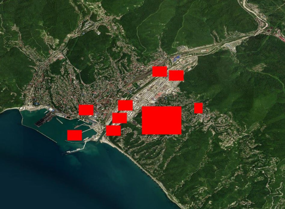 Persistent fires after Ukrainian drone strike on Tuapse