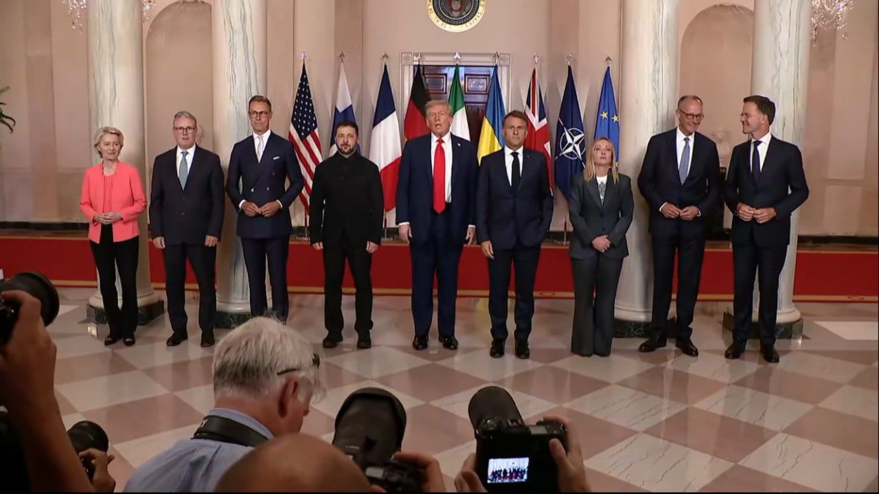 Trump meets Zelenskyy with European leaders