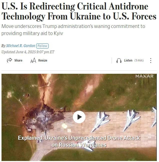 Trump administration steals Ukraine’s anti-drone tech