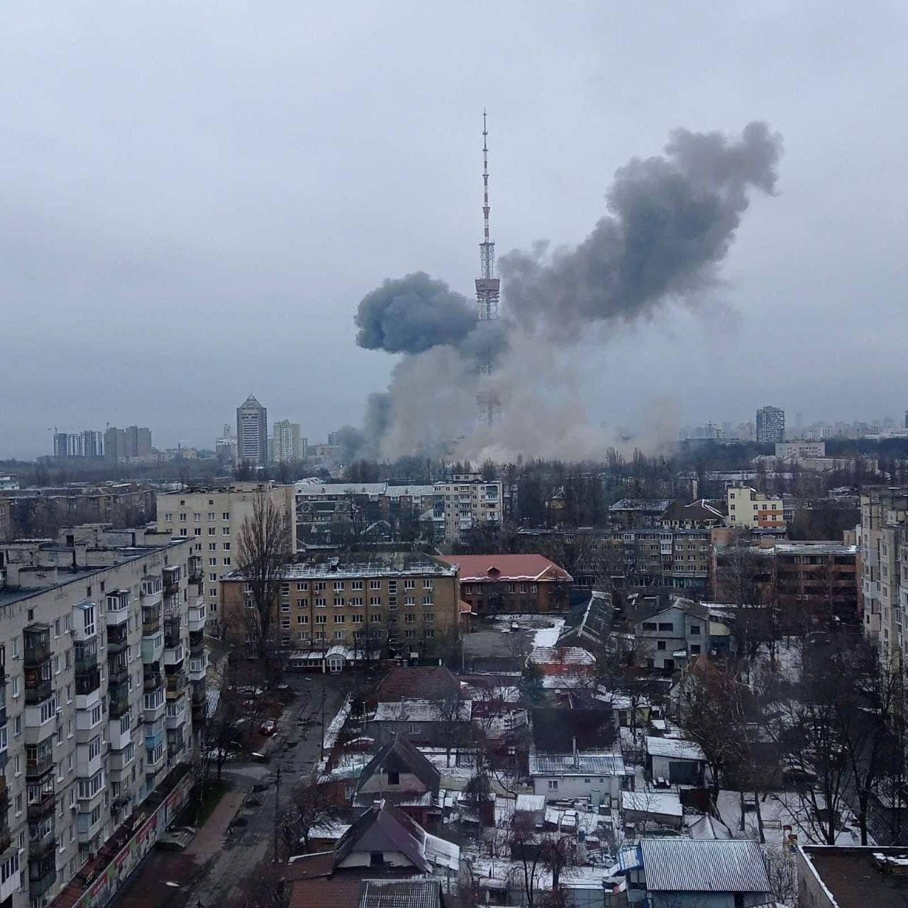 Russian military strikes civilian targets