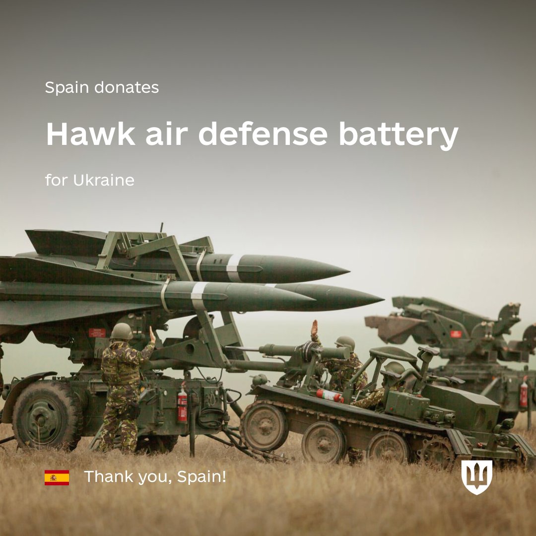 Spain ships full HAWK battery to Ukraine