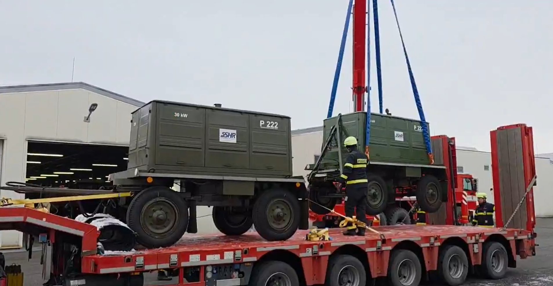 Czechia helps Ukraine with 55 EC 30 kW generators