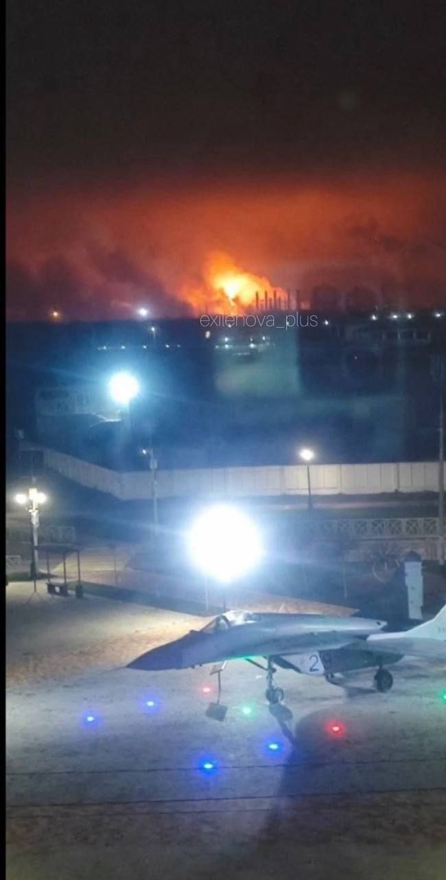 Ukrainian drones hit Russian explosives plant again