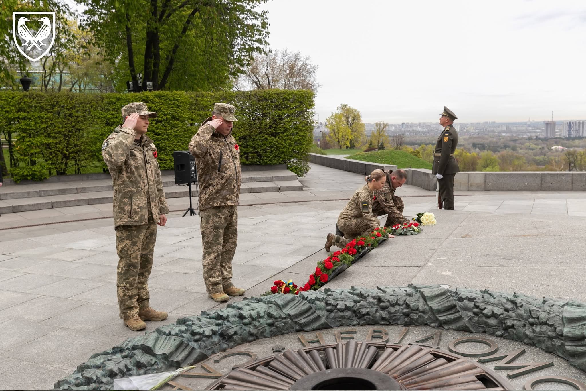 ANZAC Day Ceremony Held at Kyiv Tomb of Unknown Soldier