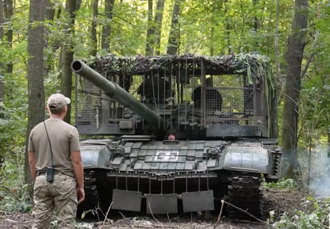 Croatian M-84 tanks in service with 141th Mechanized Brigade