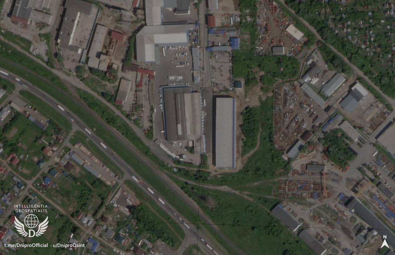 Satellite images show destruction of Russian weapons plants