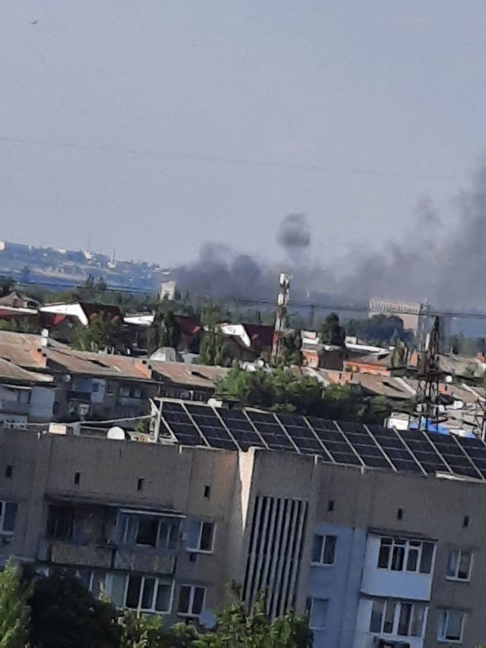 Explosion near Nova Kakhovka dam, Kherson region