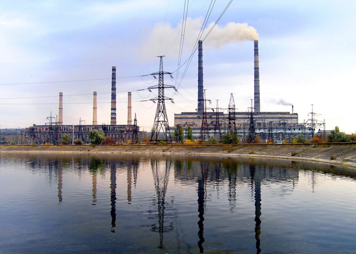 Stop of Slovianska TPP due to shelling