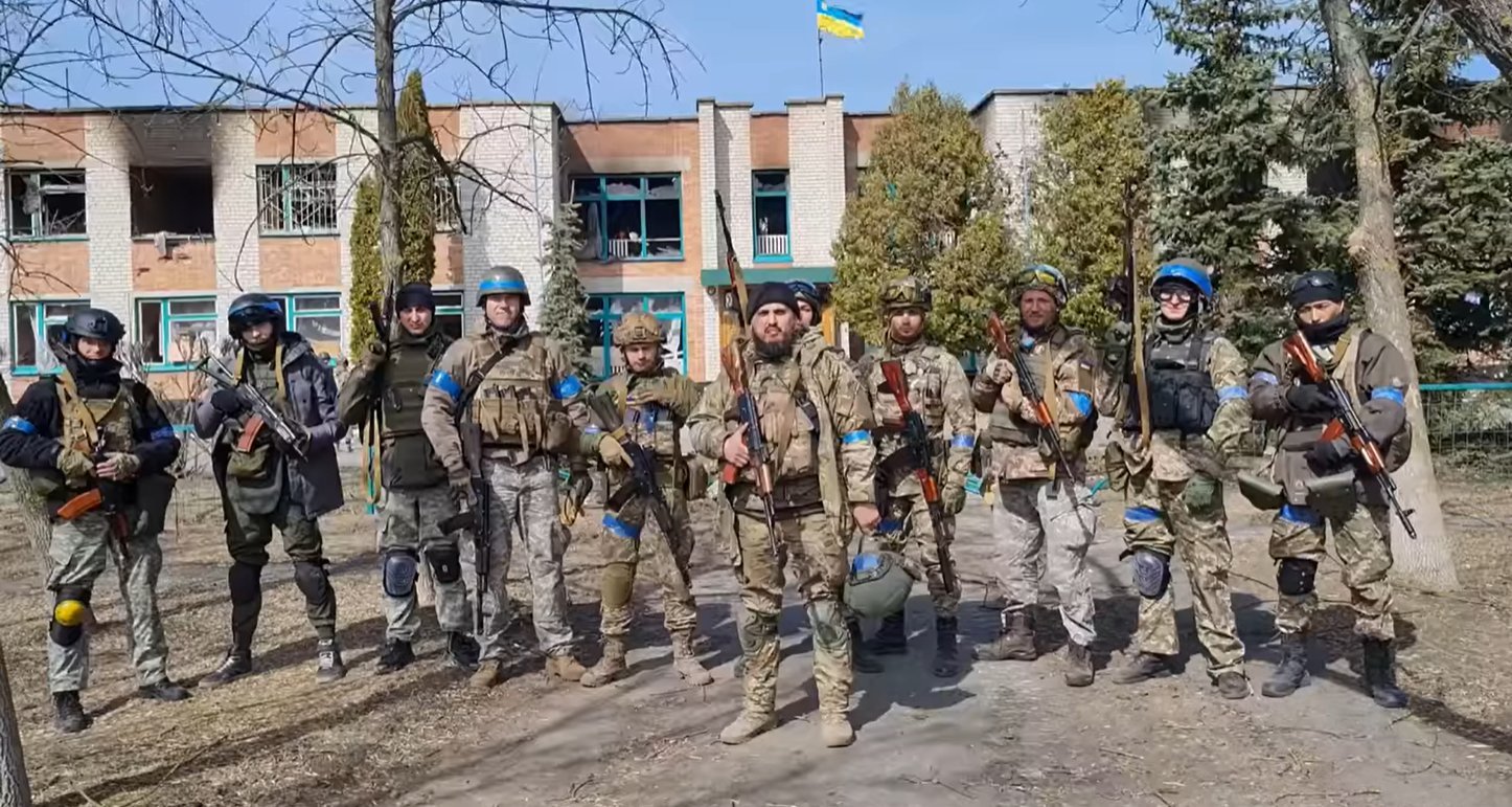 Village of Rudnyts’ke liberated by Ukrainian Army east of Kyiv