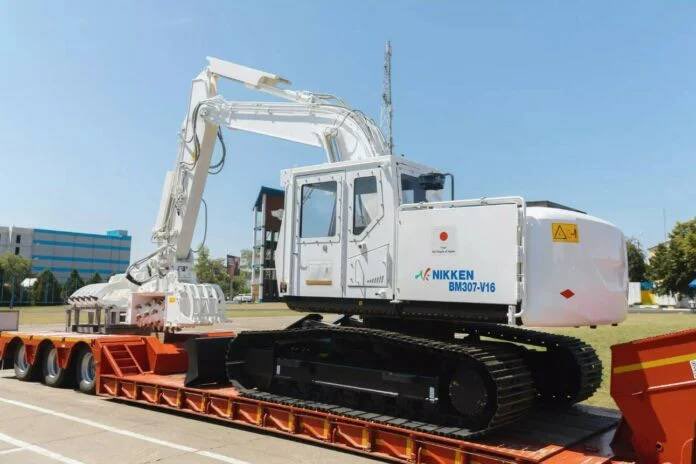 Japan delivers two Nikken demining machines to Ukraine