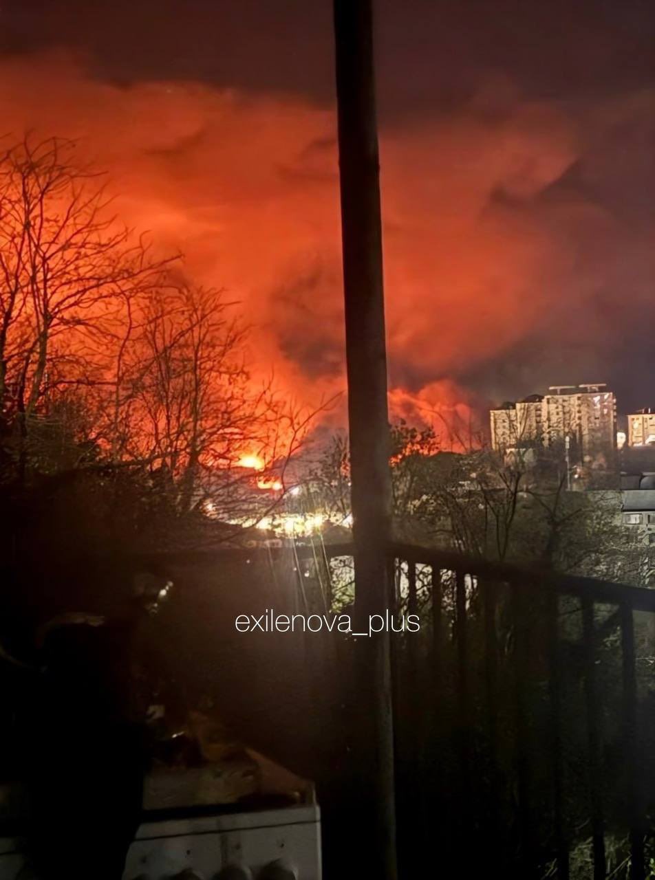 Ukrainian Drones Strike Russia’s Tuapse Oil Refinery, Causing Major Fire