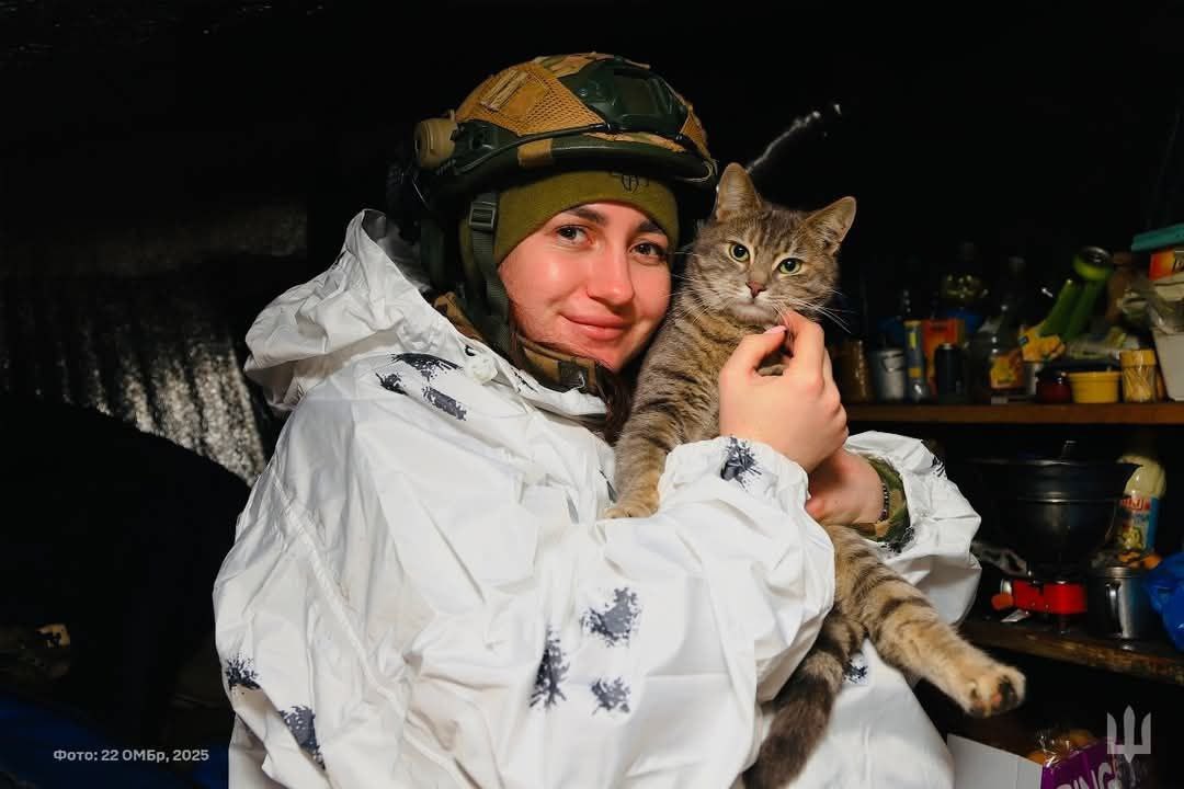 Furry friends boost morale for defenders of the 22nd Mechanized Brigade