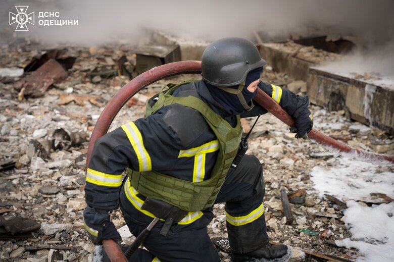 Elimination of the consequences of the missile strike on Odesa (Odessa)