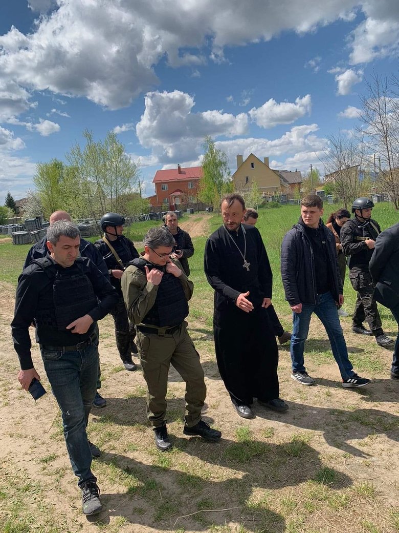 Grosu arrived in Bucha: stop the war, investigate crimes