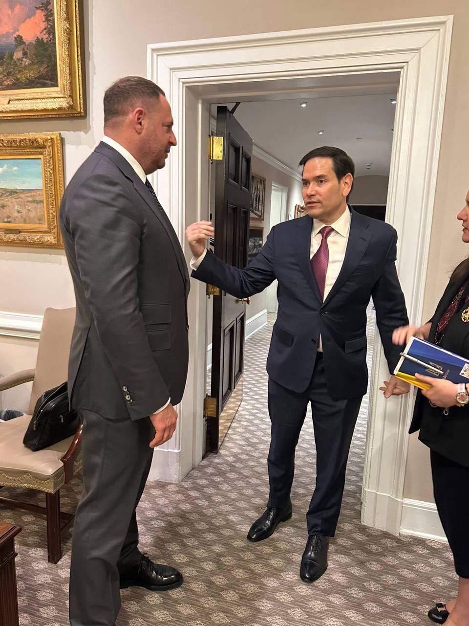 Yermak meets Rubio on Ukraine war