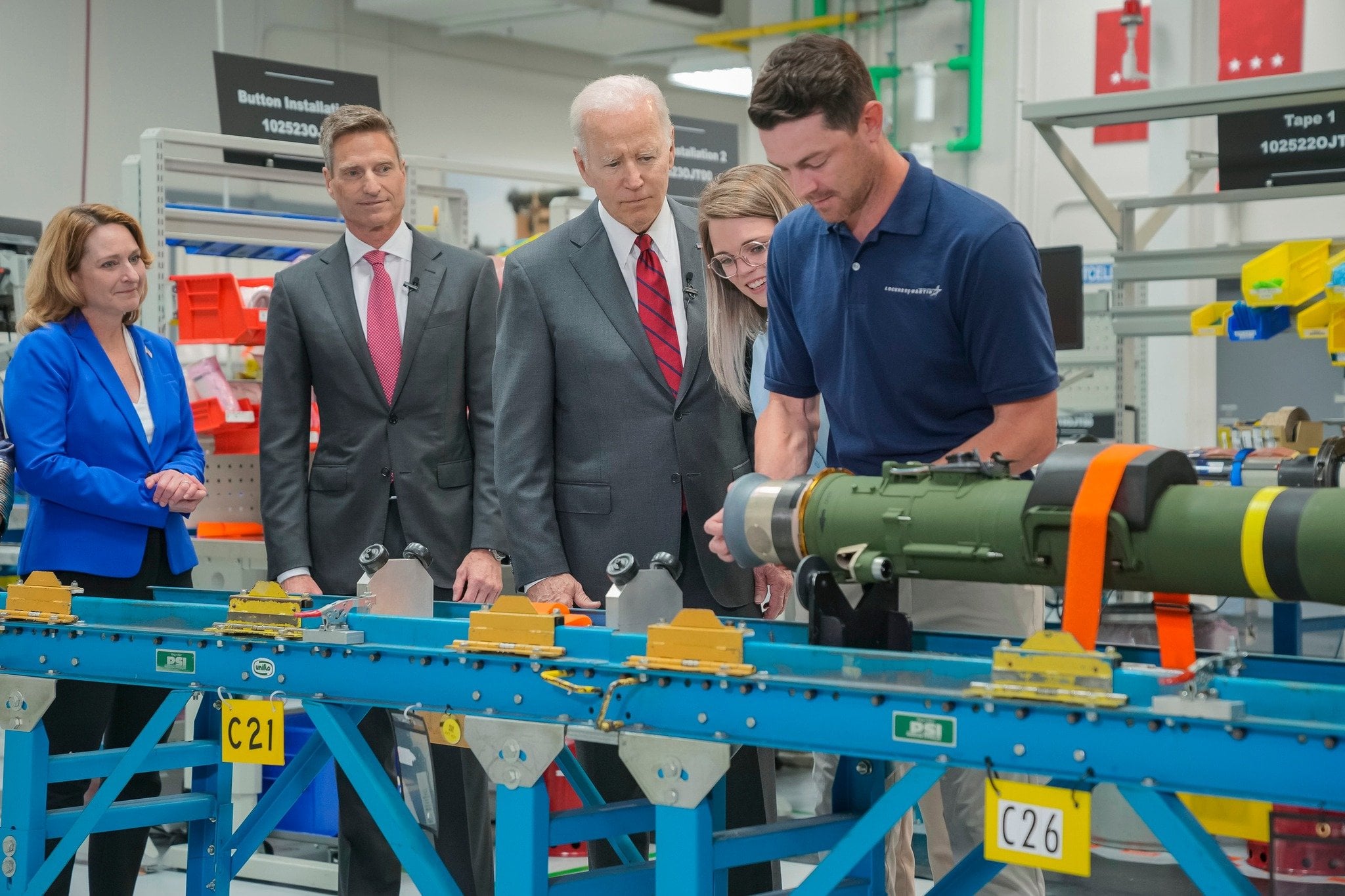 Lockheed Martin factory produces Javelin for Ukraine