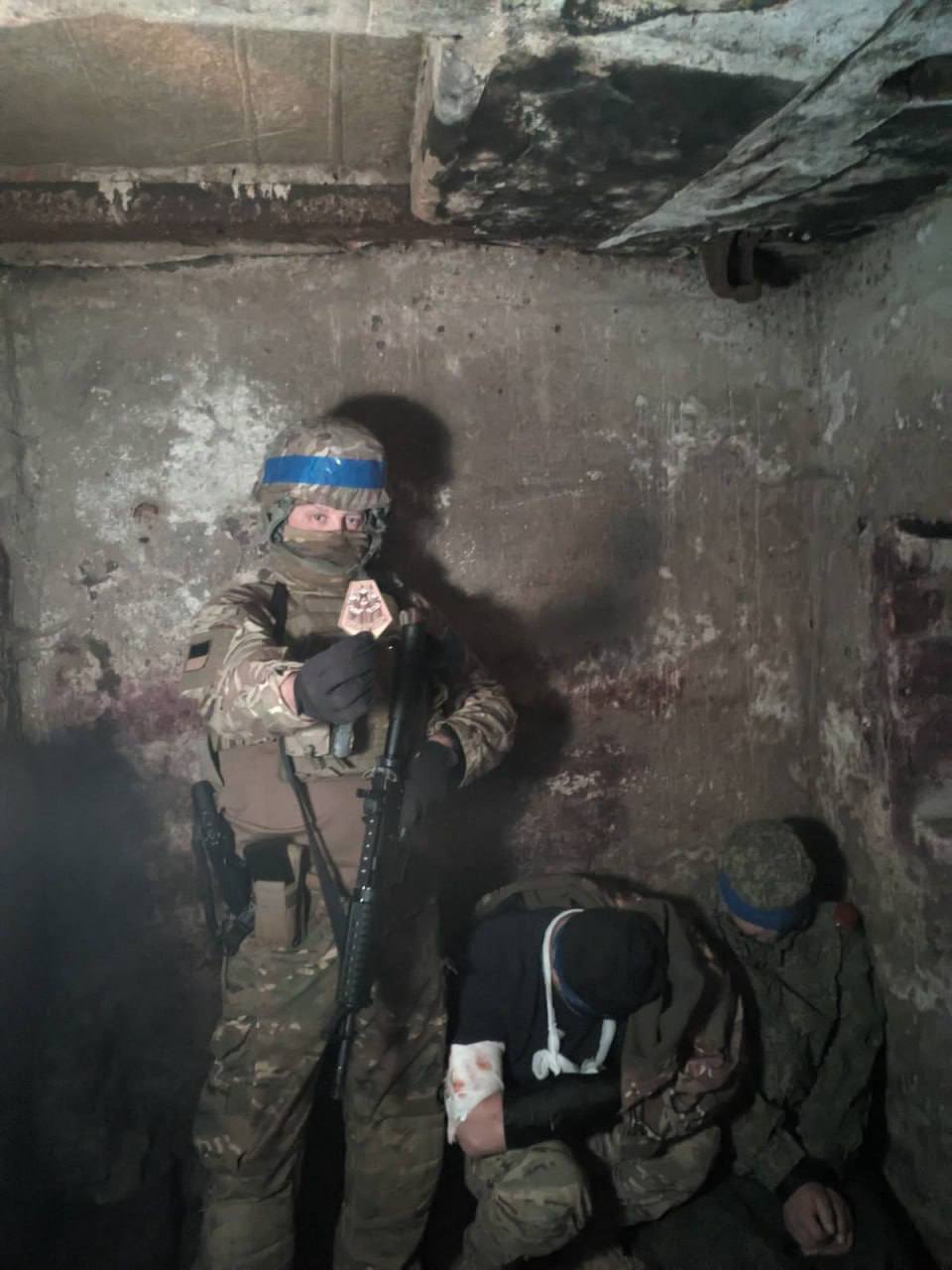 Members of the Russian Subversive Intelligence Group near Vovchansk