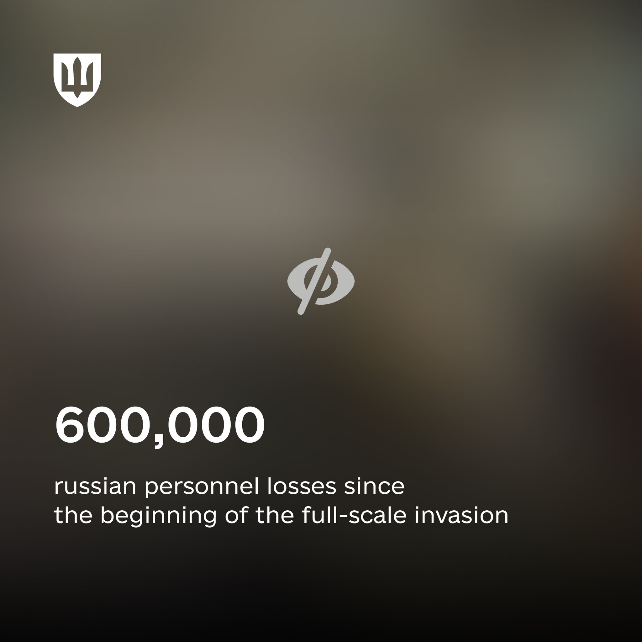 600,000 Russian occupiers will never invade again