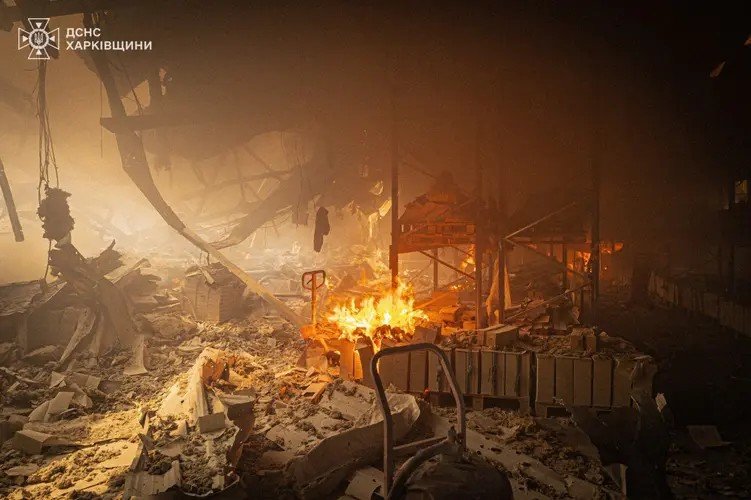 21 injured in missile attack on Kharkiv printing house