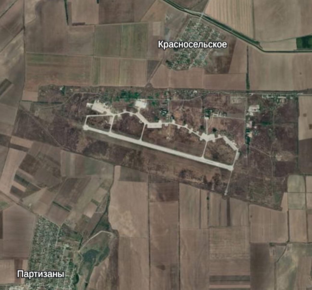 Russian military airfield Kirovske in Crimea attacked last night