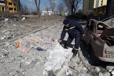 Famille entière tuée par frappe aérienne à Tchernihiv