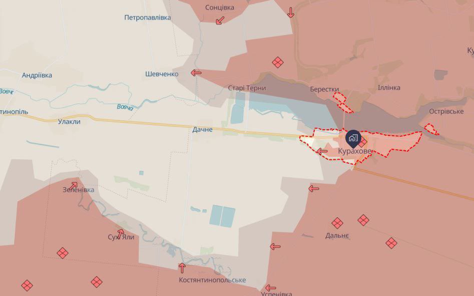 Ukrainian forces withdraw from Kurakhiv high-rises; fighting moves to TPP
