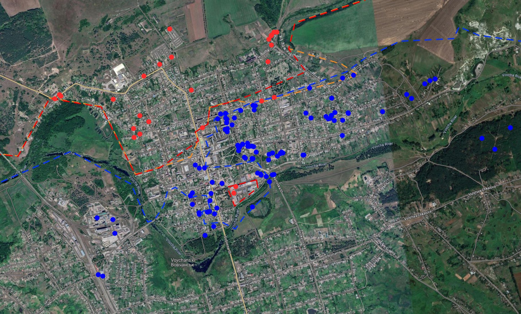 Ukrainians slowly push back Russians at Vovchansk