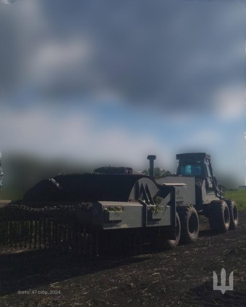 Swedish ScanJack 3500 demining machine used by