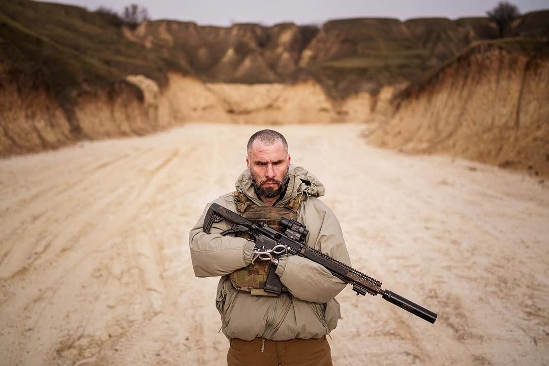 Officier ukrainien survivant à une explosion