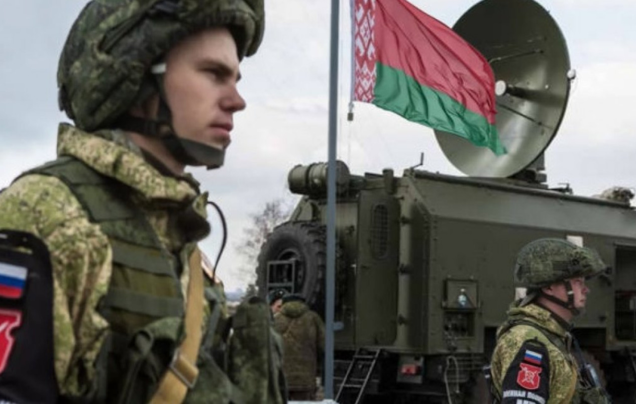 Belarusian drills near Chernihiv in June