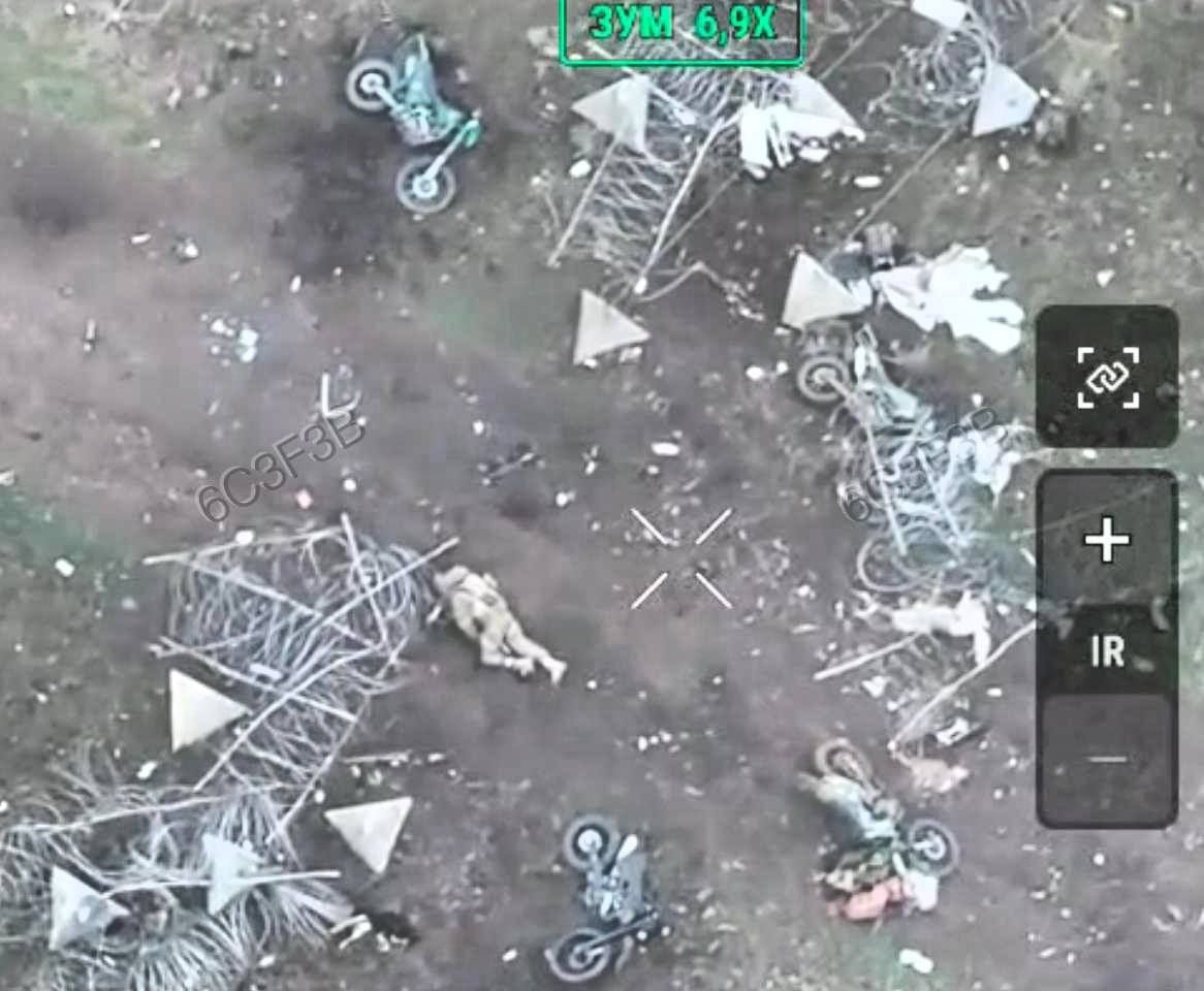 Consequences of the attack by Russian motorized assault troops