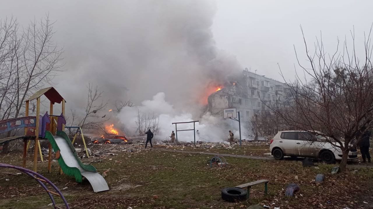 Massive Russian missile strike hits Ukraine overnight