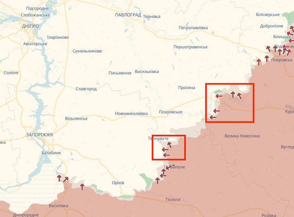 Russes intensifient les hostilités et visent une zone tampon à Dnipropetrovsk