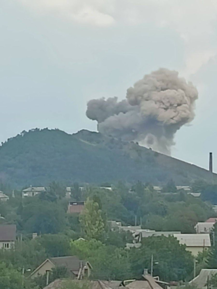Explosion in Petrovsky District, Donetsk