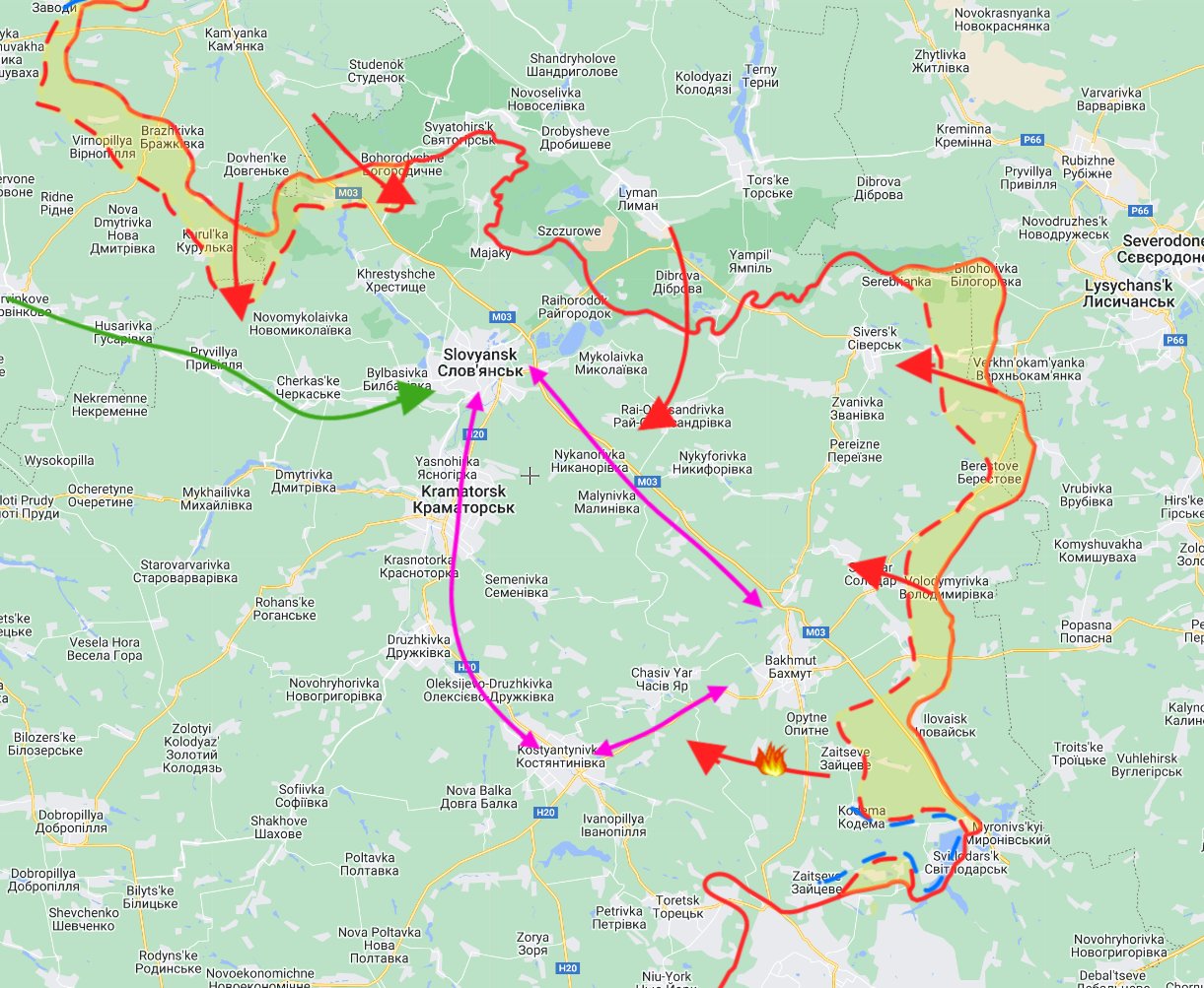 Russian forces advance toward key routes in Ukraine