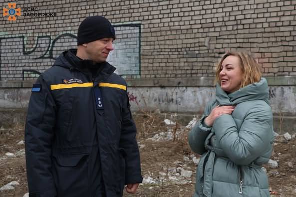 Vira thanks rescuer for saving her life