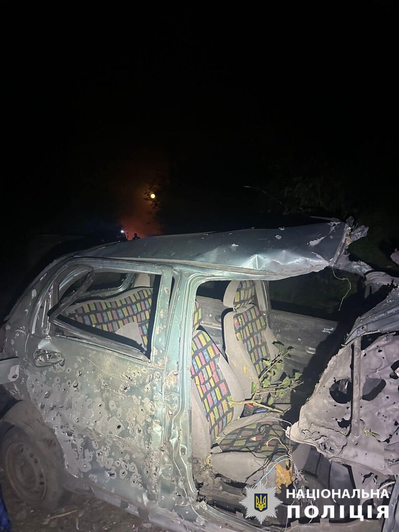Attack by Shahids on Kyiv region: woman injured, houses damaged