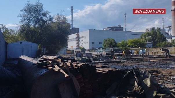 Incendie près de la centrale nucléaire ukrainienne