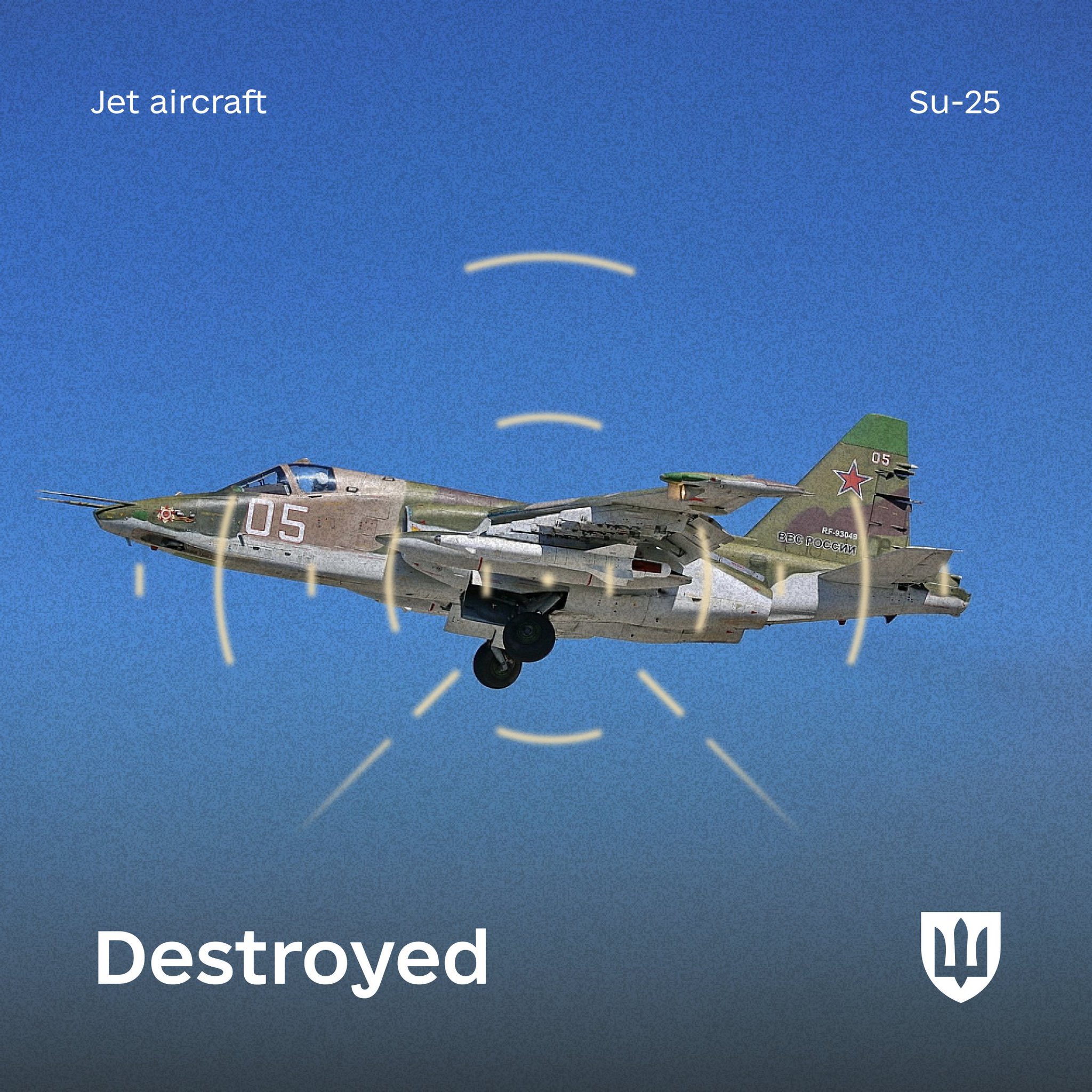 Ukrainian Brigade Shoots Down Russian Su-25 Jet in Donetsk Region