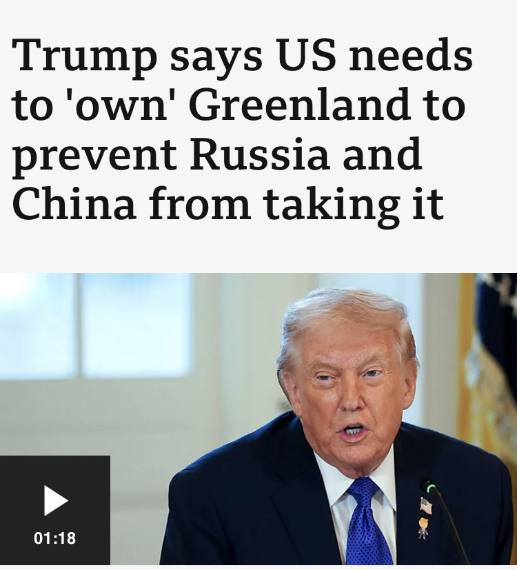 Trump’s actions contradict claims of stopping Russian expansion, focus on Danish territory.