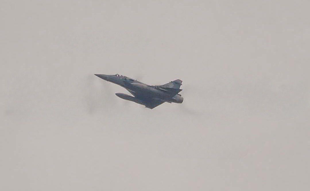 French Mirage 2000 jets over Ukraine skies